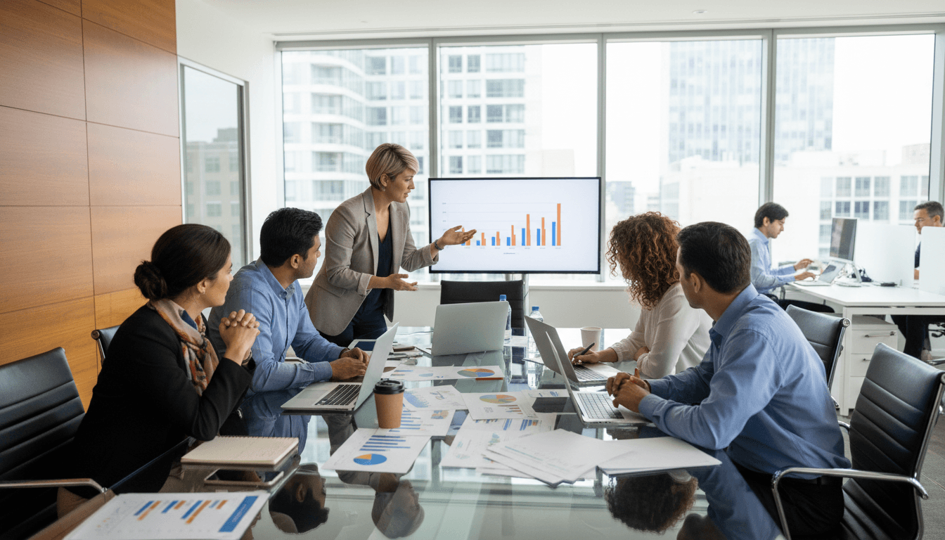 Cross-functional team collaborating on federal IT modernization delivery